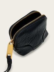 AllSaints Black Ares Grain Lanyard Bag - Image 1 of 3