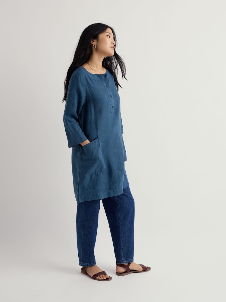 Seasalt Cornwall Blue Harbour Wall Tunic - Image 2 of 5
