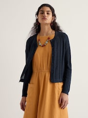 Seasalt Cornwall Blue Willowing Cardigan - Image 1 of 5