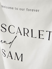 Personalised Welcome Wedding Fabric Wall Hanging by Made Yours - Image 3 of 4