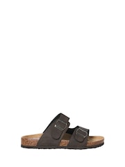 Castanho - JACK & JONES Two Strap Suede Sandals - Imagem 1 de 7