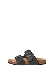 Castanho - JACK & JONES Two Strap Suede Sandals - Imagem 2 de 7