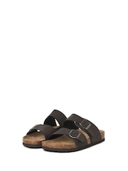 Castanho - JACK & JONES Two Strap Suede Sandals - Imagem 3 de 7