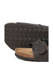 Castanho - JACK & JONES Two Strap Suede Sandals - Imagem 6 de 7