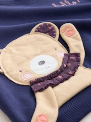 Navy Bear Sweatshirt and Leggings Set (3mths-7yrs) - Image 8 of 9