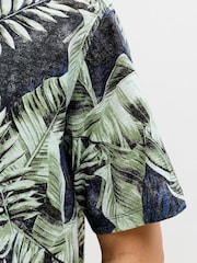 JACK & JONES Blue Regular Fit Printed T-Shirts 2 Pack - Image 3 of 6