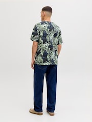 JACK & JONES Blue Regular Fit Printed T-Shirts 2 Pack - Image 6 of 6