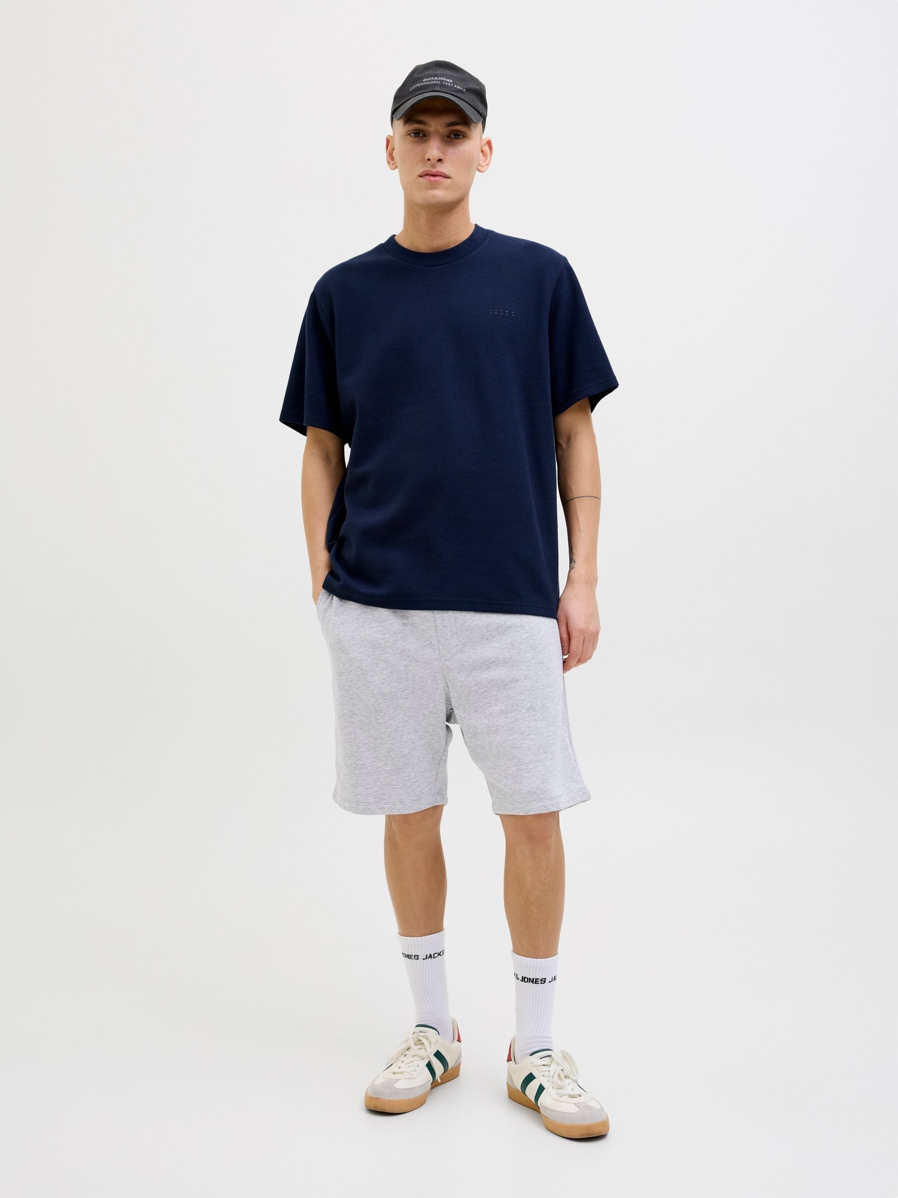 別注 US Navy Sweat Shorts Buy JACK & JONES Grey/Navy Blue Sweat Shorts 2 Pack from Next USA