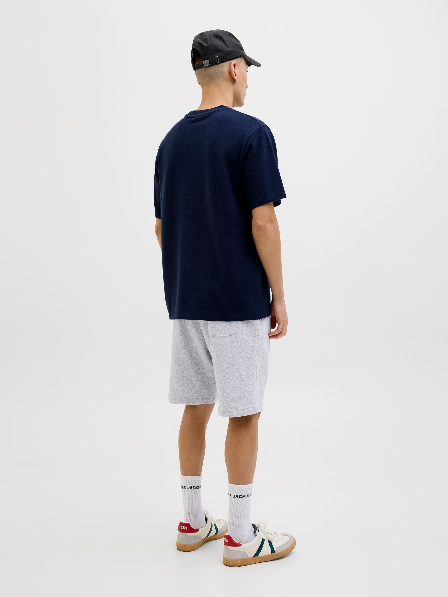 Buy JACK & JONES Grey/Navy Blue Sweat Shorts 2 Pack from Next USA