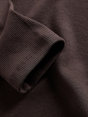 The Set 3 Pack Ribbed Scallop Scoop Long Sleeve T-Shirts - Εικόνα 6 του 6