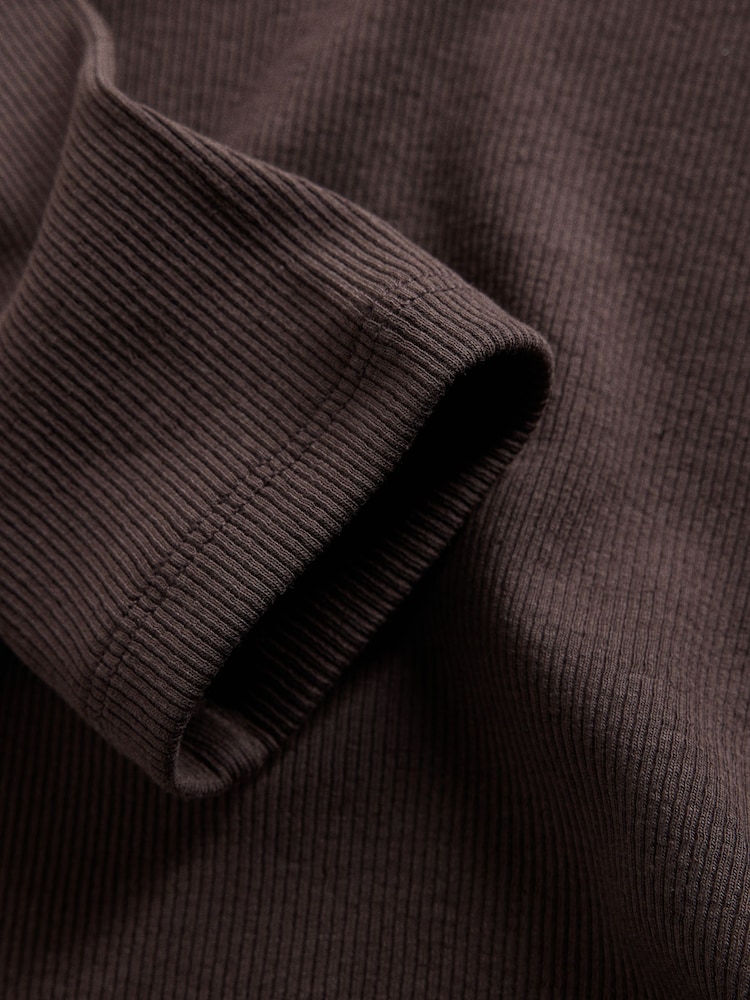 The Set 3 Pack Ribbed Scallop Scoop Long Sleeve T-Shirts - Εικόνα 6 του 6