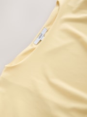 Lemon Yellow Short Sleeve Cape Top - Image 7 of 8