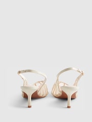 River Island Escarpins à talons en maille à empiècements - Image 3 sur 5