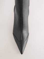 Negro - Botines con puntera de punta fina de Forever Comfort® - Imagen 3 de 5