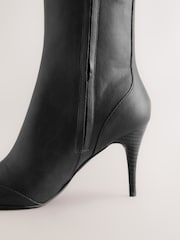 Negro - Botines con puntera de punta fina de Forever Comfort® - Imagen 4 de 5