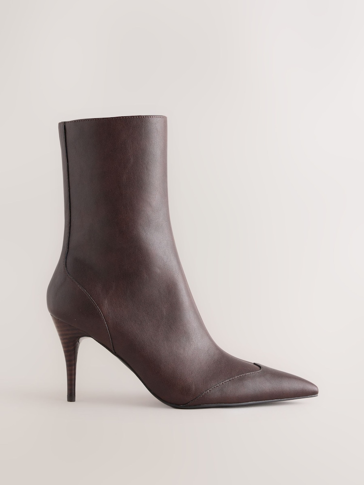 Marrón chocolate - Botines con puntera de punta fina de Forever Comfort® - Imagen 1 de 3 Marrón chocolate - Botines con puntera de punta fina de Forever Comfort® - Imagen 1 de 3