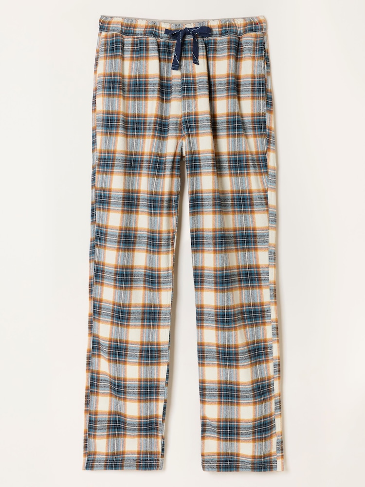 FatFace Milton Natural Check Pyjama Bottom - Image 4 of 4 FatFace Milton Natural Check Pyjama Bottom - Image 4 of 4