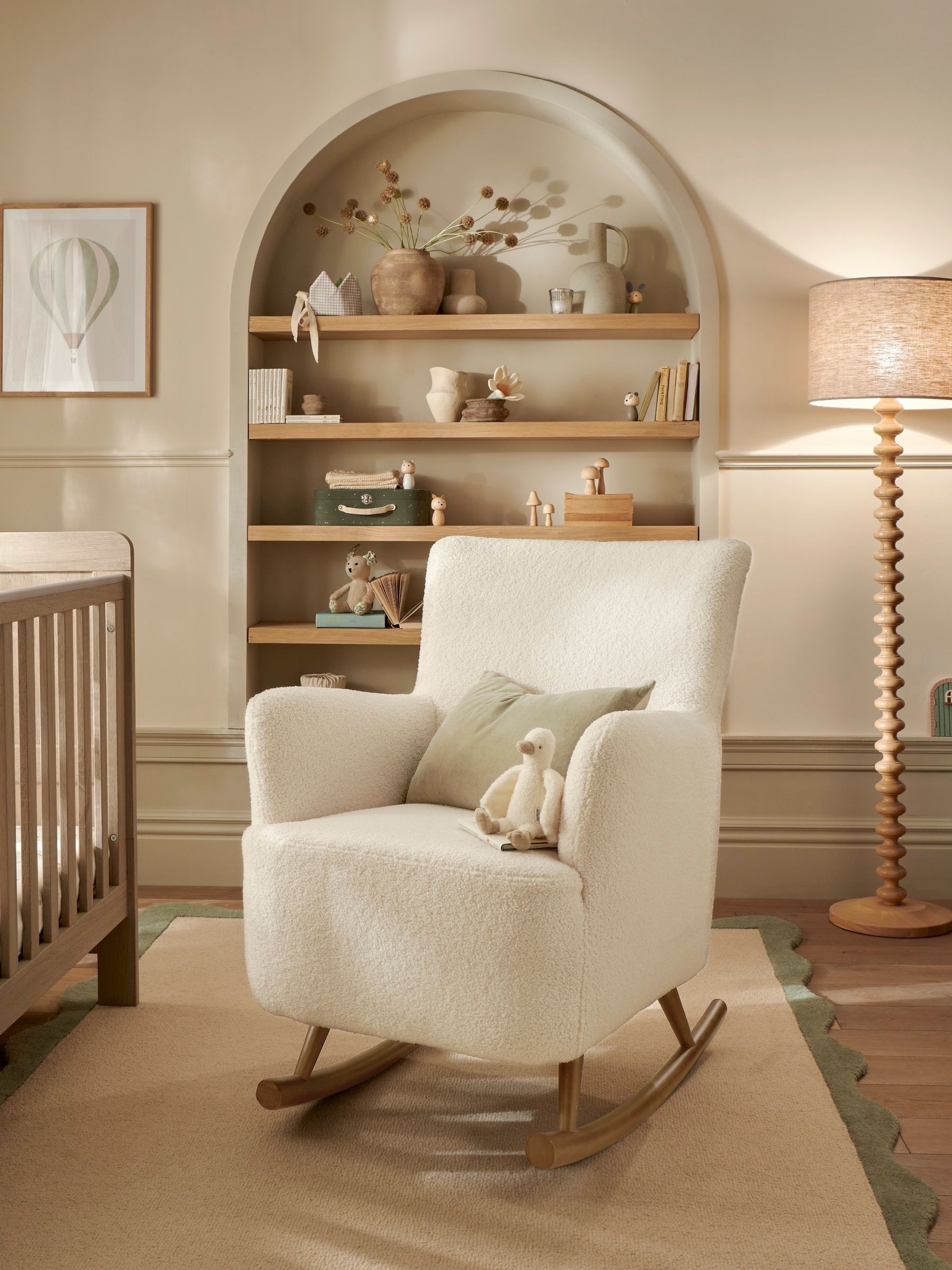 Mamas & Papas Elwood Nursing Chair Off White - Image 3