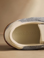 Russell & Bromley Blue Suede Northflete Laceup Shoes - Image 5 of 7