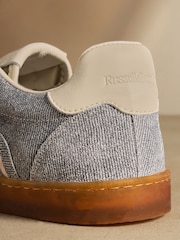Russell & Bromley Blue Suede Northflete Laceup Shoes - Image 6 of 7