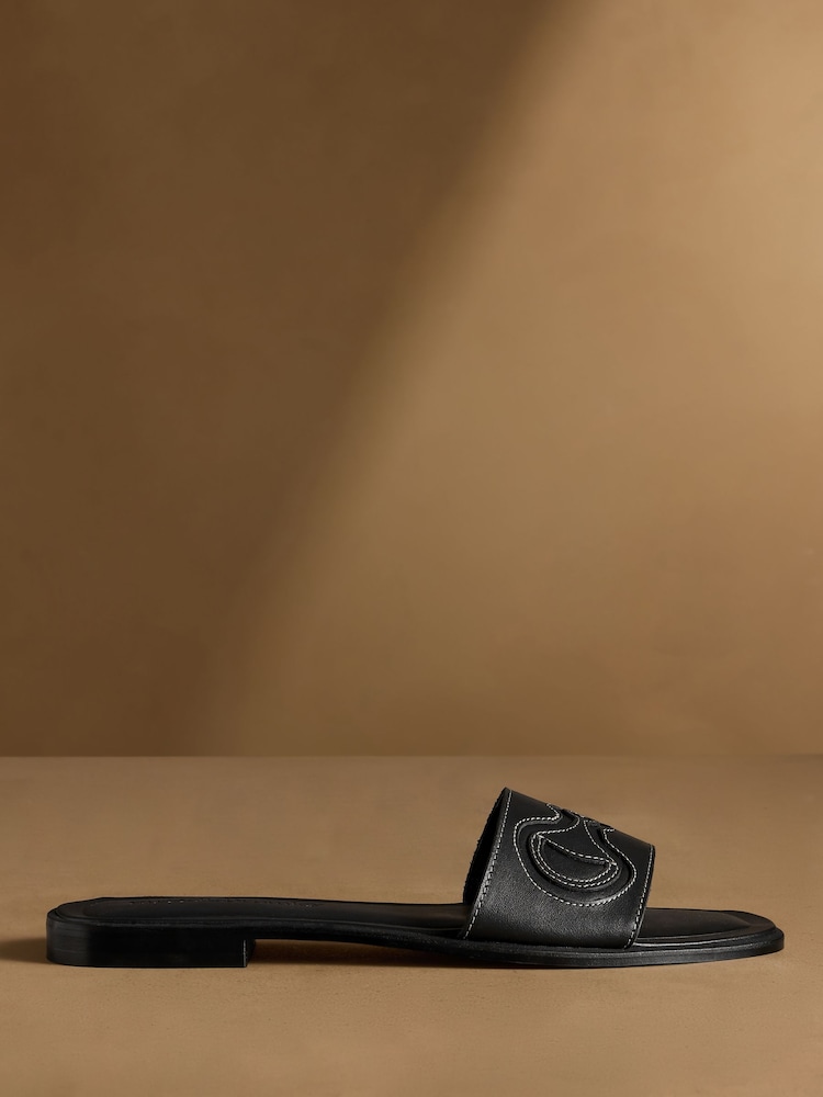 שחור - Russell & Bromley סנדלי מיול, דגם Newby - תמונה 1 מתוך 7