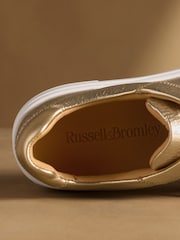 Russell & Bromley Gold Park Mid Flatform Laceless Trainers - Image 5 of 7