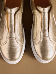 Russell & Bromley Gold Park Mid Flatform Laceless Trainers - Image 7 of 7
