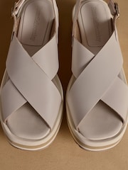Russell & Bromley Neutral Blakelow Flatform Sandals - Image 7 of 7
