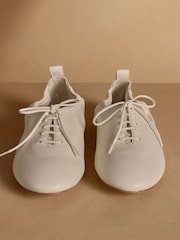 Russell & Bromley Oatmeal Tabley Lace Up Shoes - Image 3 of 7