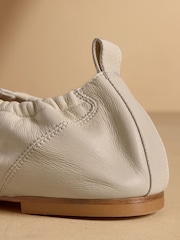 Russell & Bromley Oatmeal Tabley Lace Up Shoes - Image 6 of 7