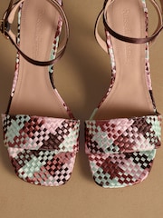 Russell & Bromley Snake Superstow Heeled Sandals - Image 7 of 7
