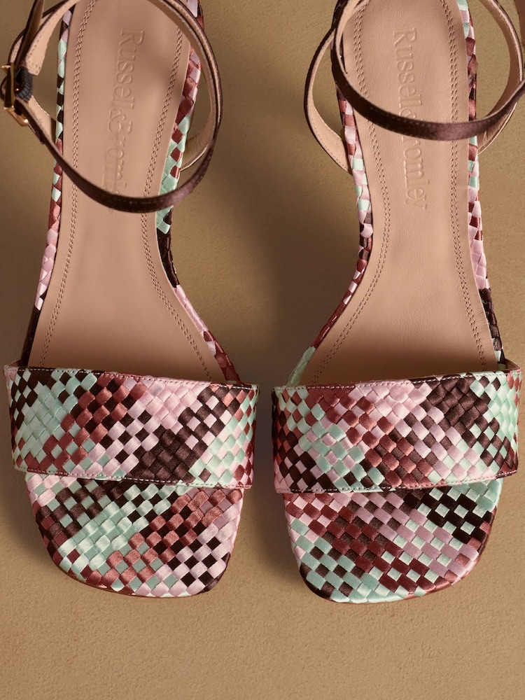Russell & Bromley Snake Superstow Heeled Sandals - Image 7 of 7