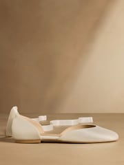 Russell & Bromley Ivory Overton Two Part Shoes - Image 2 of 7