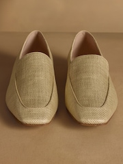 Russell & Bromley Neutral Carden Chisel Toe Loafers - Image 4 of 7