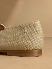 Russell & Bromley Neutral Carden Chisel Toe Loafers - Image 6 of 7