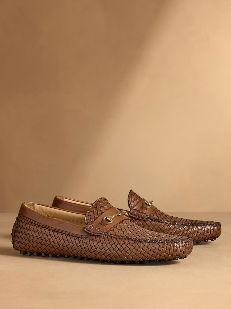 Russell & Bromley Tan Brown Cubeck Driver Shoes - Image 1 of 7 Russell & Bromley Tan Brown Cubeck Driver Shoes - Image 1 of 7