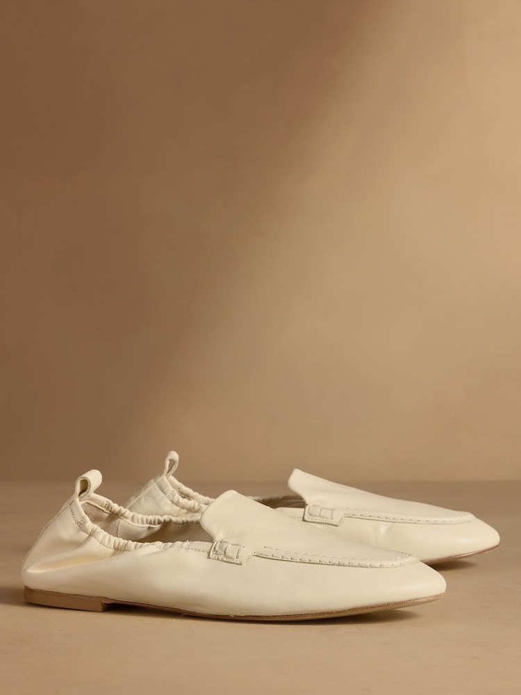 Russell & Bromley Oatmeal Tabley Loafers - Image 1 of 7