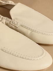 Russell & Bromley Oatmeal Tabley Loafers - Image 6 of 7