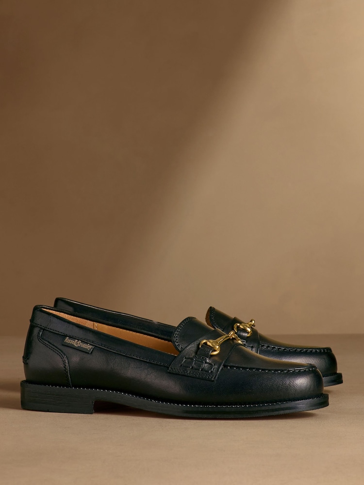 Russell & Bromley Snake Brewster Snaffle Loafers - Image 1 of 7 Russell & Bromley Snake Brewster Snaffle Loafers - Image 1 of 7