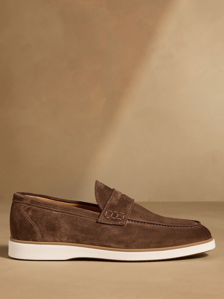 Russell & Bromley Brown Benny Loafers - Image 2 of 7 Russell & Bromley Brown Benny Loafers - Image 2 of 7