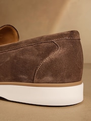 Russell & Bromley Brown Benny Loafers - Image 6 of 7