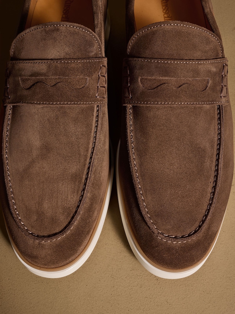 Russell & Bromley Brown Benny Loafers - Image 7 of 7 Russell & Bromley Brown Benny Loafers - Image 7 of 7