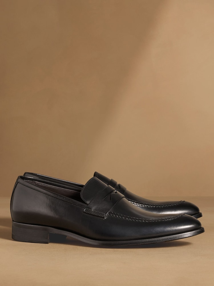 Russell & Bromley Black Cumulus Loafers - Image 1 of 7