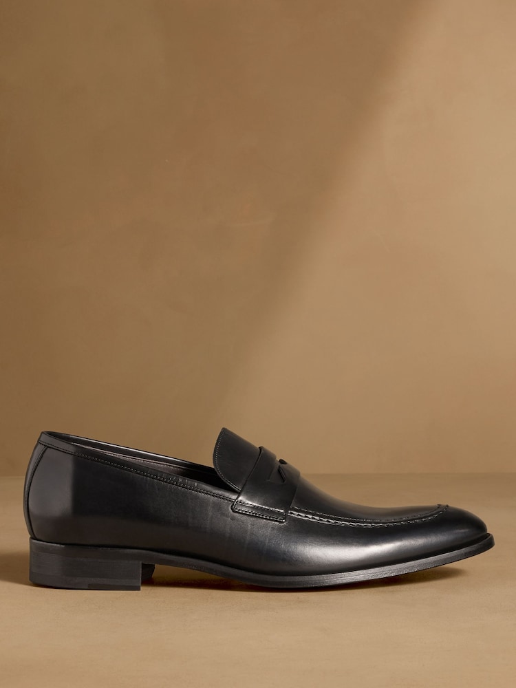 Russell & Bromley Black Cumulus Loafers - Image 2 of 7