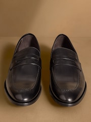 Russell & Bromley Black Cumulus Loafers - Image 3 of 7