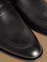 Russell & Bromley Black Cumulus Loafers - Image 4 of 7
