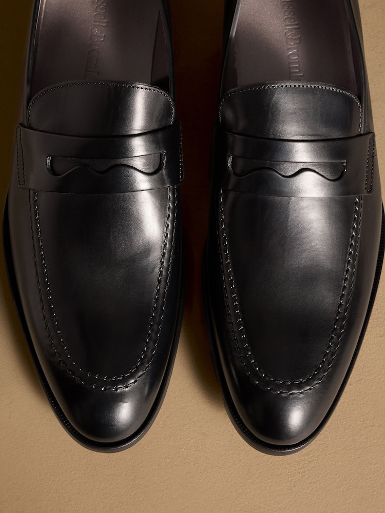 Russell & Bromley Black Cumulus Loafers - Image 7 of 7
