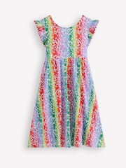 Boden Green Bow Back Jersey Dress - Image 1 of 3