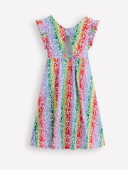 Boden Green Bow Back Jersey Dress - Image 2 of 3