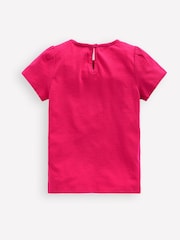 Boden Pink Flower Trim T-Shirt - Image 2 of 3